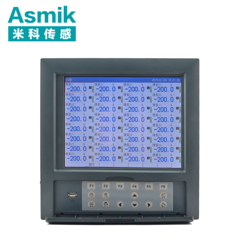 米科MIK-R8000D彩屏无纸记录仪1~40通道