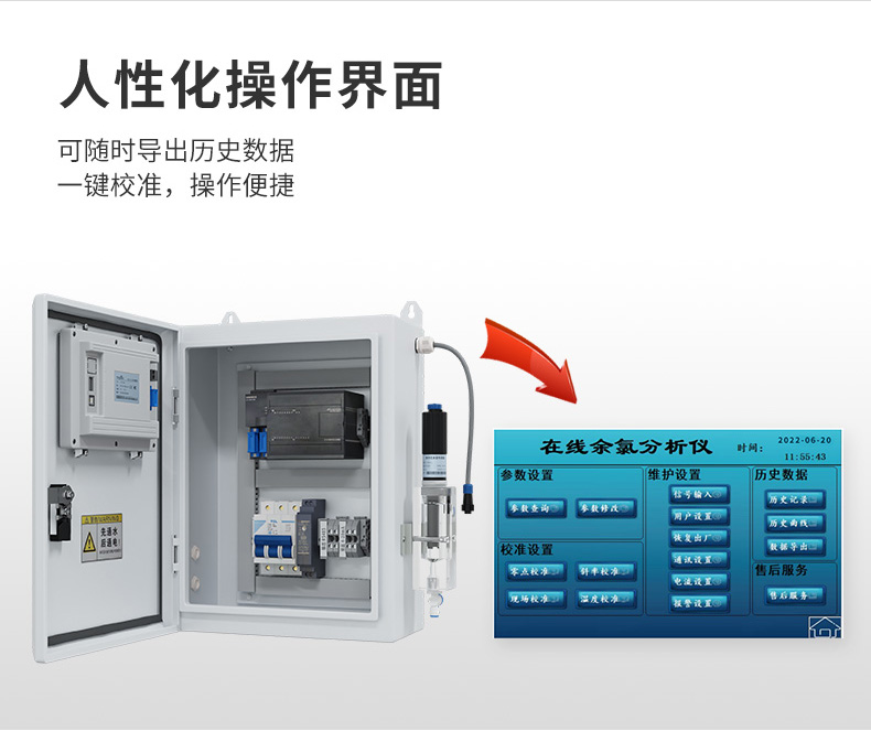 米科MIK-TRC400余氯分析仪人性化操作